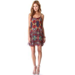 ALICE + Olivia‎ Rhi Tribal Tiered Hem Tank Dress Size Medium